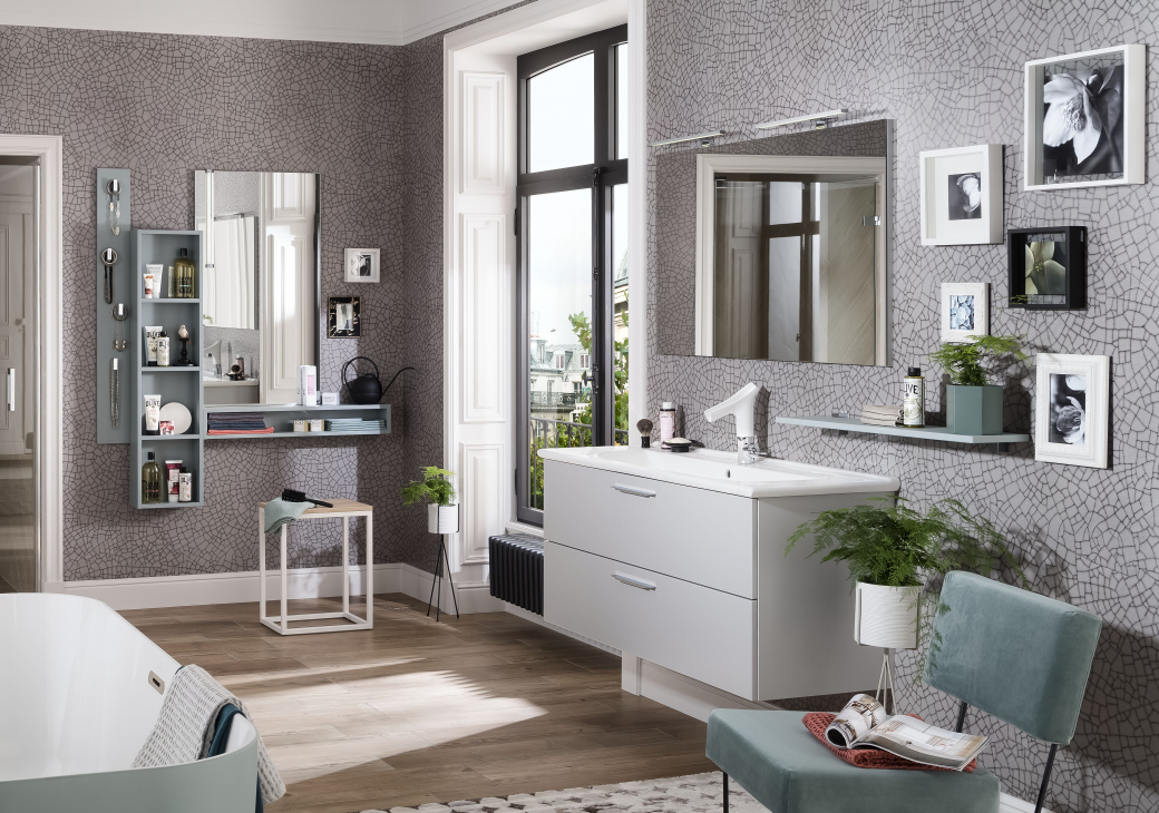 Sweet gris nuage satiné