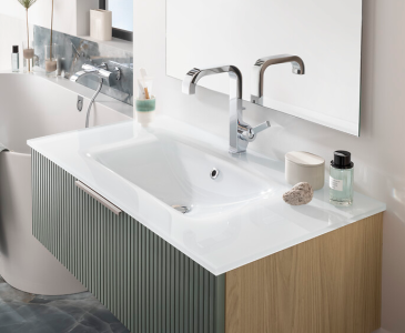 plan verre simple vasque 