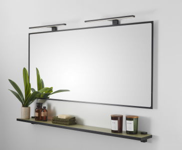 Miroir contour noir