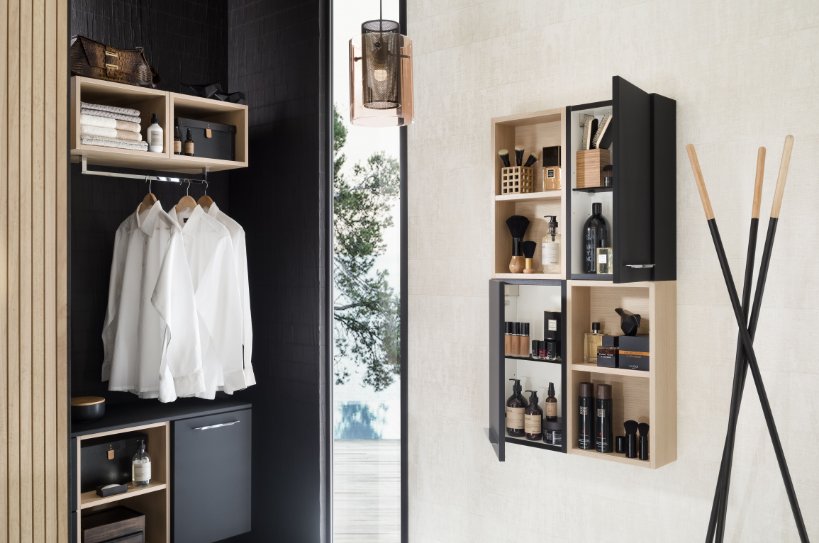 Soft noir mat meubles hauts 