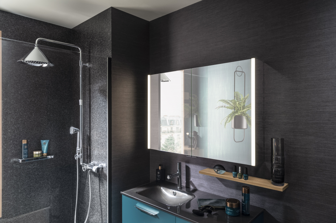 Soft mer du sud armoire de toilette fermée