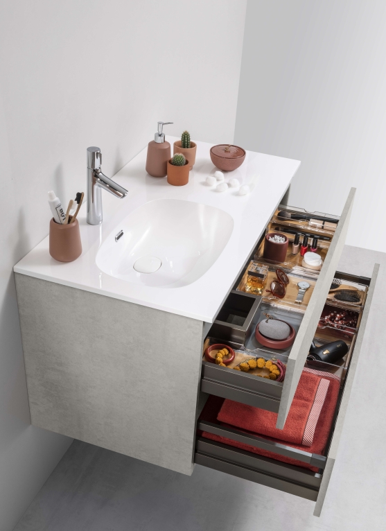meuble bas ouvert