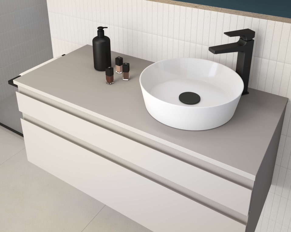 vasque blanc brillant