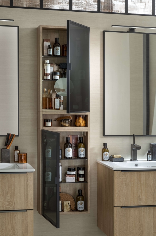 porte vitrine ouverte